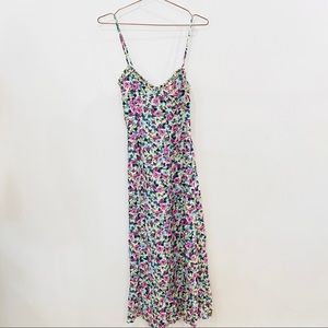 Zara Floral Midi Dress - Multicolor